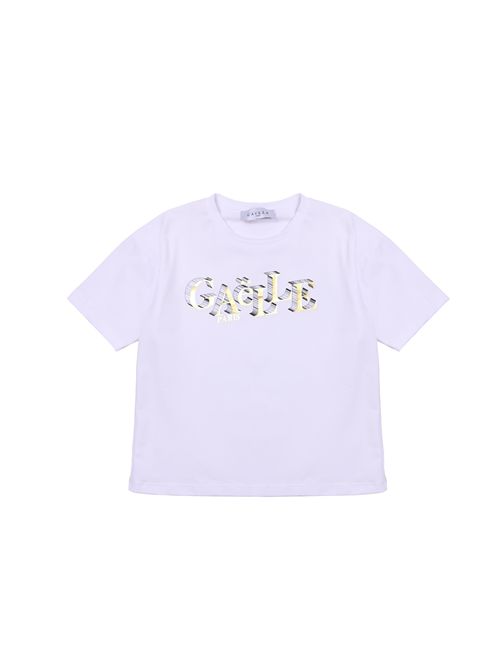 T-shirt, bambina, logata. GAELLE PARIS | 2746M00405WH